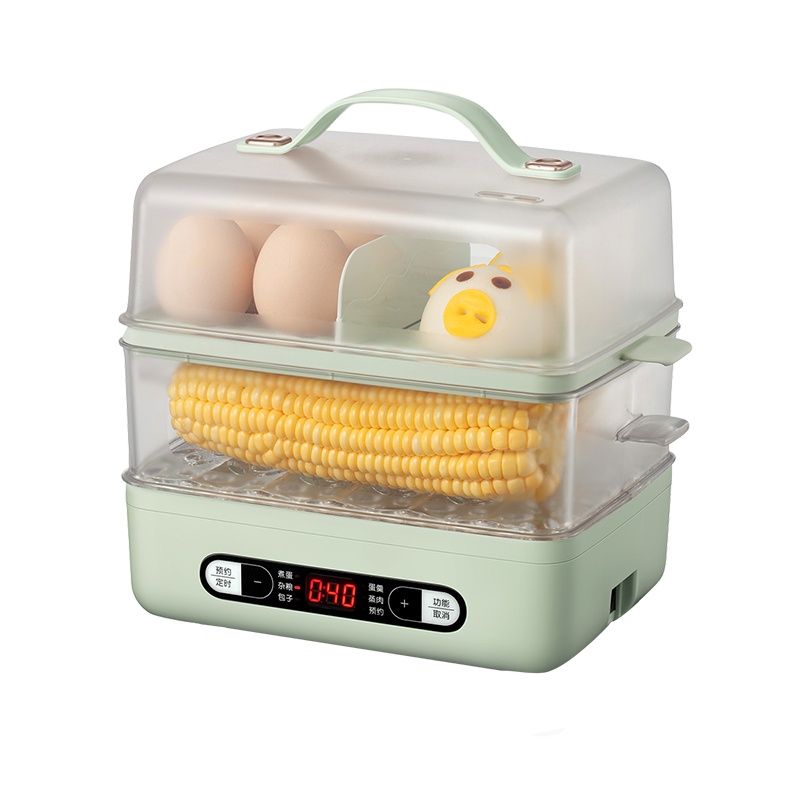 小熊(bear) ZDQ-B06E1煮蛋器自动断电双层蒸蛋器家用小型鸡蛋羹