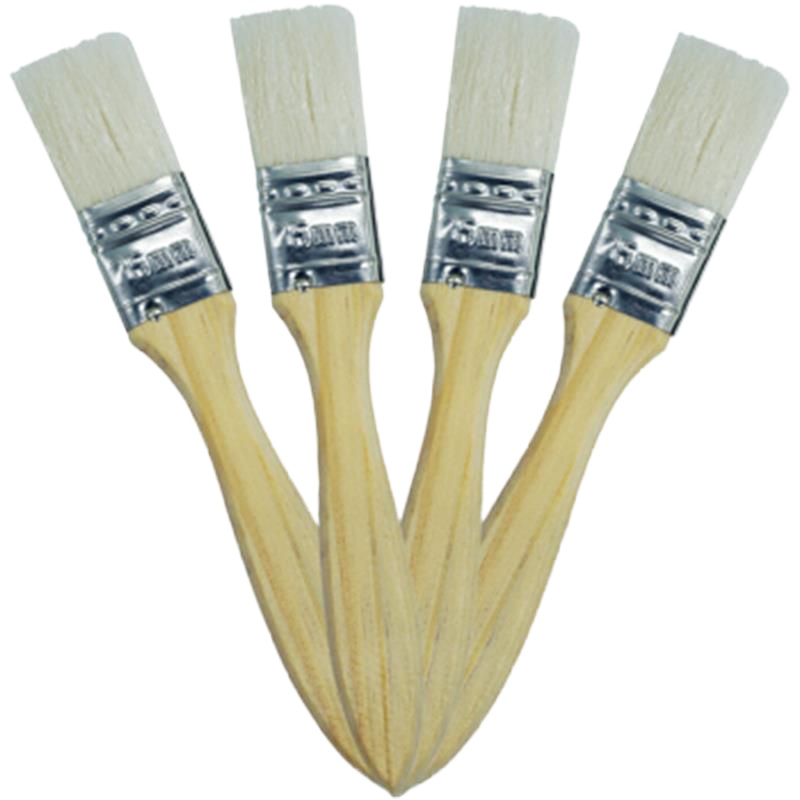 得力(deli) 1寸优质羊毛刷 乳胶漆内墙面漆涂料油漆刷子 小毛刷内墙漆刷墙工具套装 10把装