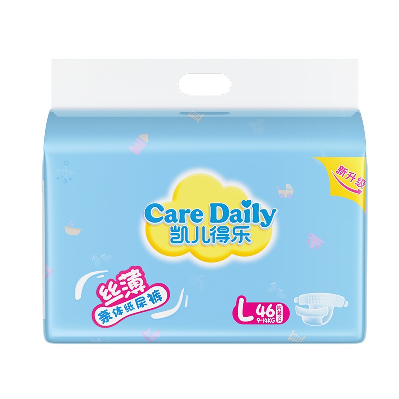 凯儿得乐丝薄纸尿裤L码46片