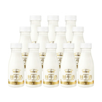 每日鲜语(SHINY MEADOW)原生高品质全脂鲜牛奶250mL*12全脂巴氏杀菌低温鲜牛奶纯牛奶