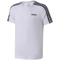 adidas男服短袖T恤圆领训练休闲运动服DT3043 L DT3043黑色