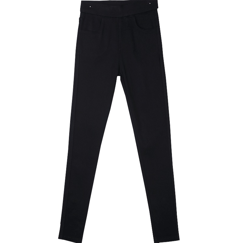 SH苼荟女外穿2019秋季黑色打底裤秋季新款高腰显瘦紧身魔术裤九分小脚裤sh622