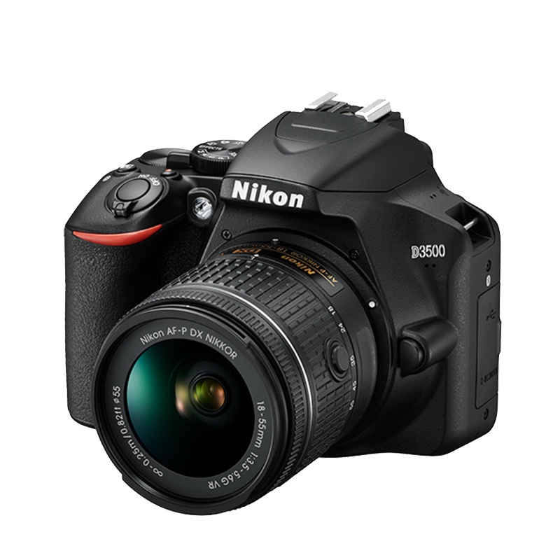 尼康Nikon单反相机D350018-55VR单镜头套装 2416万礼包版 入门级单反相机 小白必备机型 人气推荐款