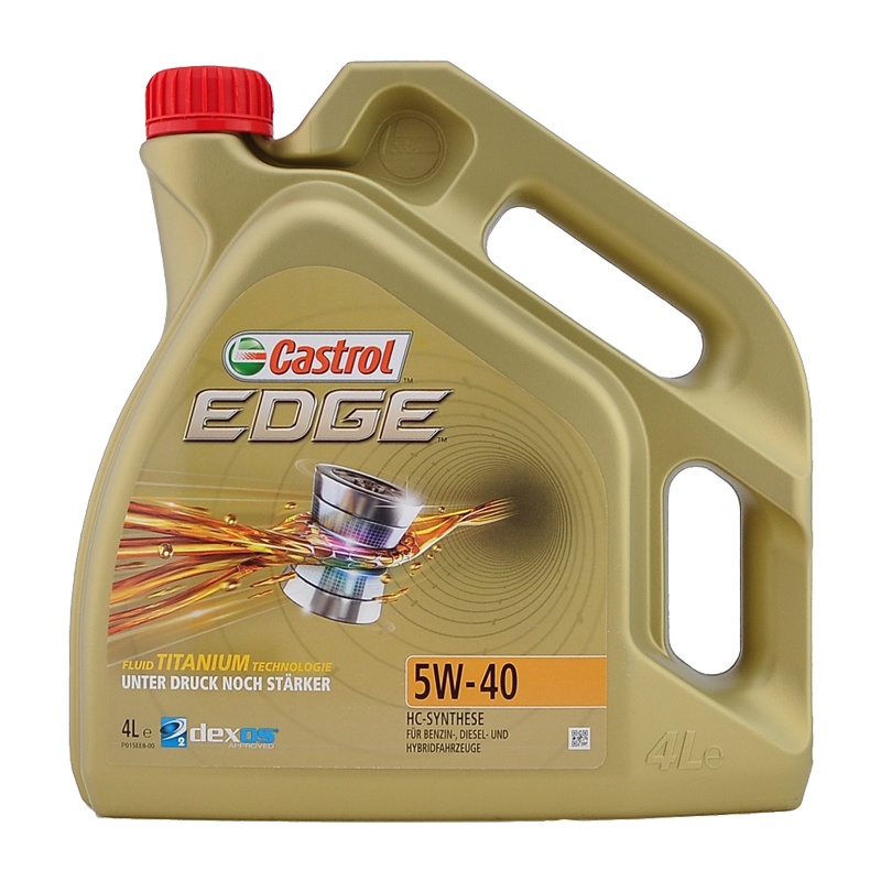 [全合成机油]嘉实多(Castrol) 极护Edge Titanium 5W-40 4L 欧洲原装进口