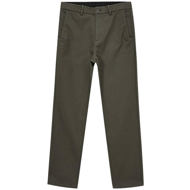 美特斯邦威休闲长裤男新款冬季青春质感复合保暖男士直筒裤子