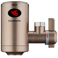 长虹电热水龙头即热式家用厨房速热水龙头冷热两用小厨宝CKR-J3(金色)
