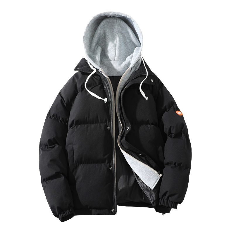 DEBRAND棉衣男士冬季外套2021新款潮流加厚韩版连帽棉服潮牌保暖