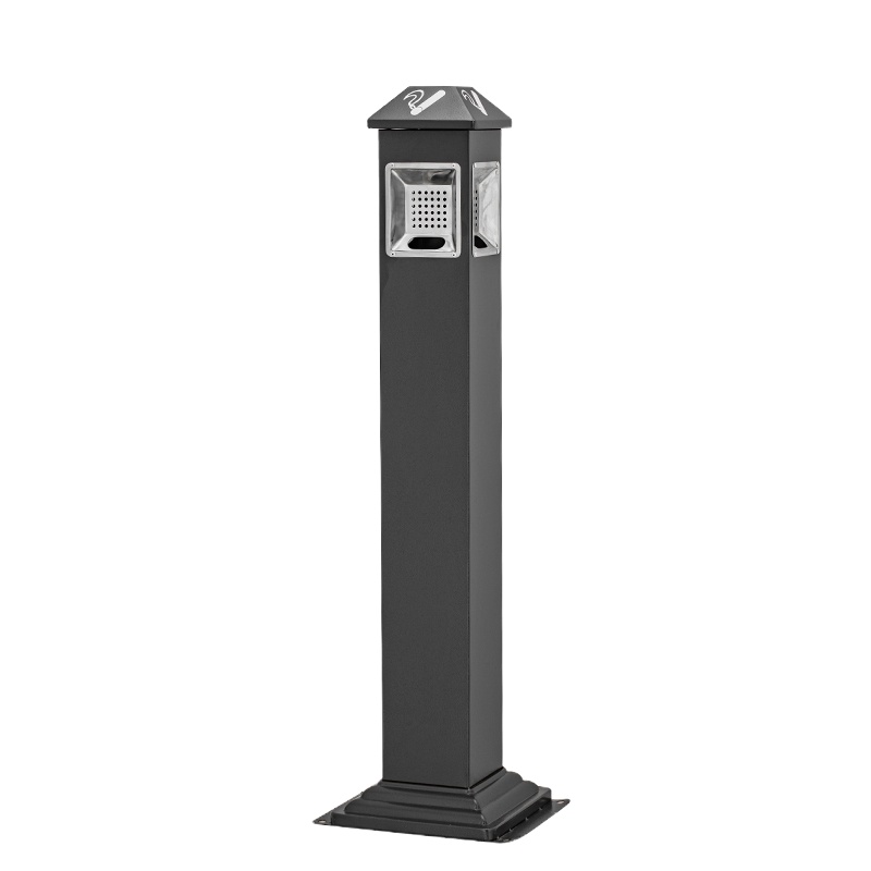 S-还真 立式户外烟灰柱抽烟柱室外落地灭烟桶/个