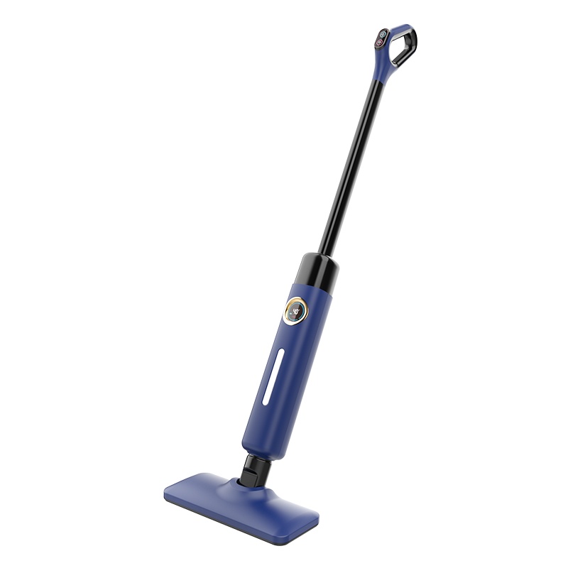 宝家丽高温蒸汽拖把家用除菌除螨消毒一体智能拖地机清洁机非无线 MS-100 蓝色