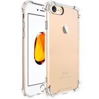 ESCASE 苹果iphone8plus/7Plus手机壳苹果8P/7Plus透明保护套 硅胶防摔软壳 高透气垫防摔