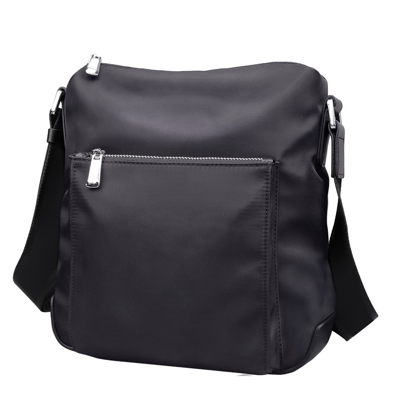 【顺丰配送】padieoe帕迪欧简约帆布男士斜挎包男包单肩包男潮包休闲韩版尼龙包男青年