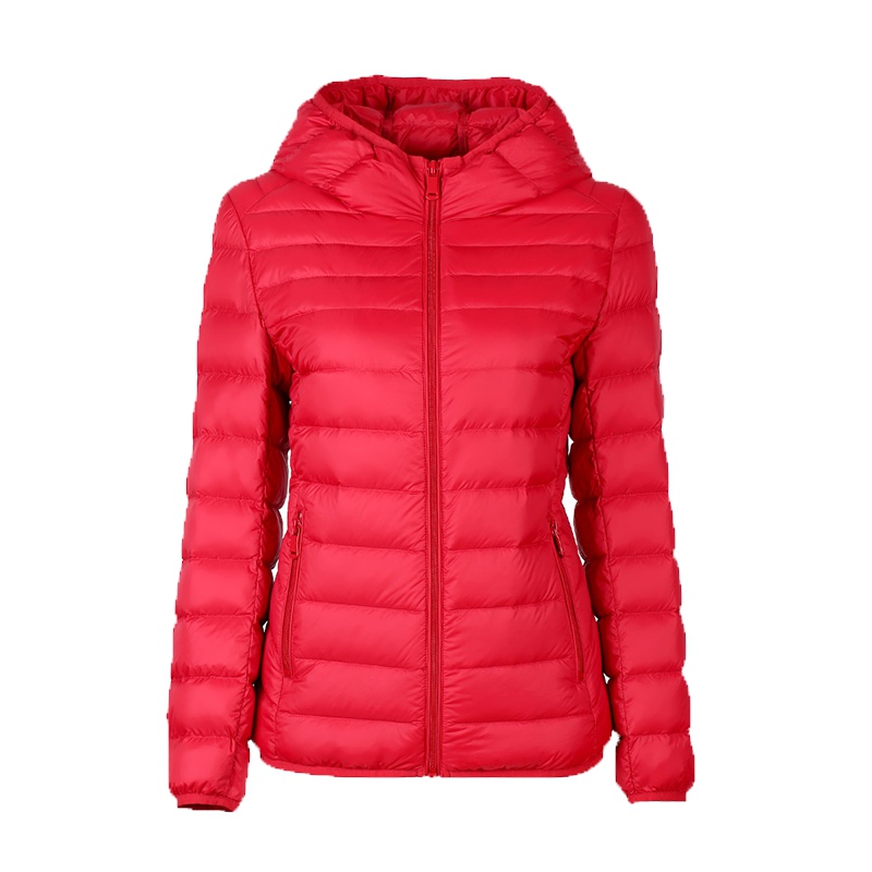 高梵GOLDFARM冬季新款立领轻薄羽绒服女士短款韩版修身时尚学生外套女装