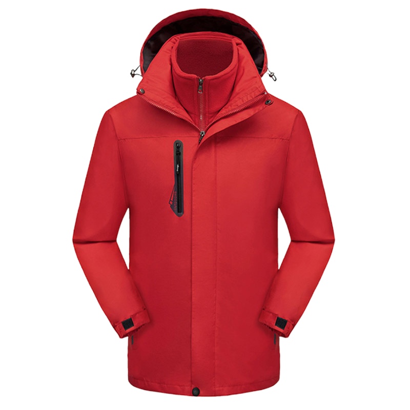 韩版两件套可拆卸内胆(三合一)棉衣(多色可选)