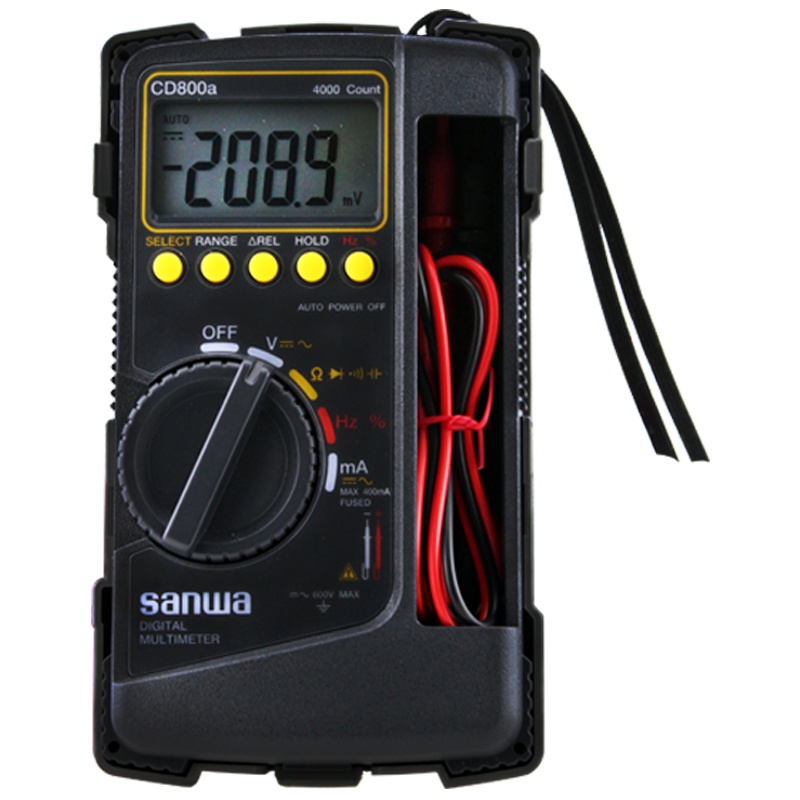 三和（SANWA）CD800a机壳一体型万用表 便捷操作 高精度