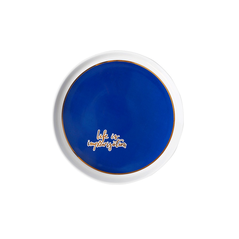 富昱景 北欧碗碟餐具套装碗盘家用网红餐具ins欧式碗筷盘子碗具套碗盘碟 10英寸盘