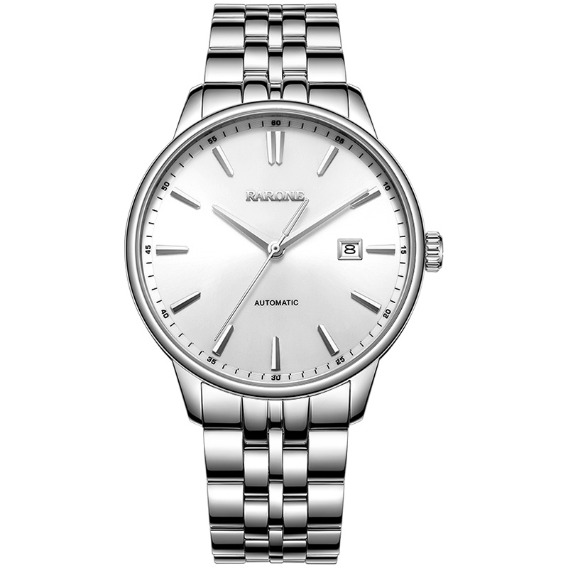 雷诺RARONE商务经典自动机械手表透底防水男士手表8670189