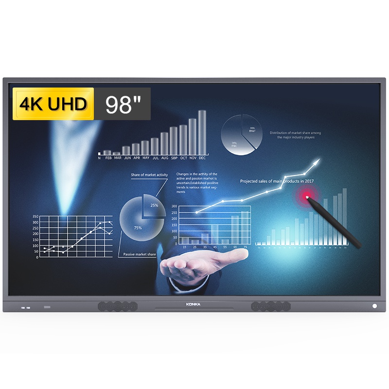 康佳(KONKA)98英寸 X98S 智能会议平板会议一体机 交互式电子白板远程视频 商用电视