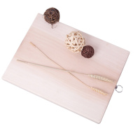 企购优品天和长方形柳木菜板擀面板整块无拼接无漆 35cm*50cm