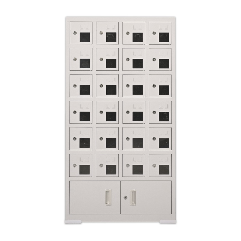 振奥 钢制手机充电柜存放柜 单位员工手机保管柜 24门手机存放柜