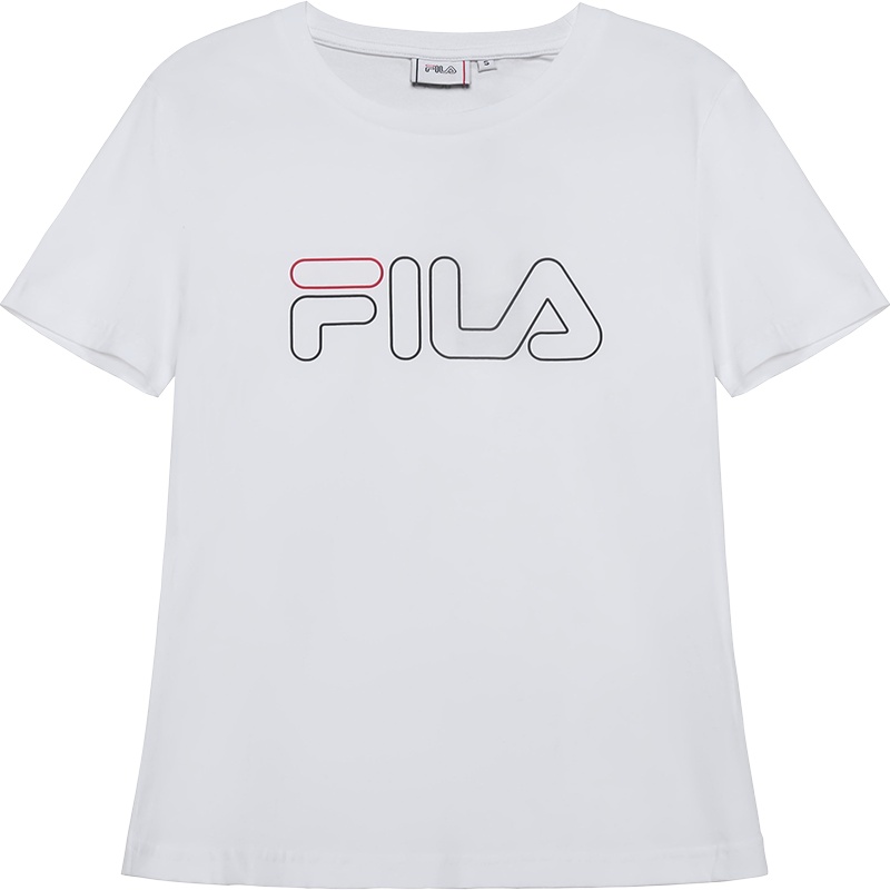 FILA 斐乐 女士棉质圆领短袖T恤 683179