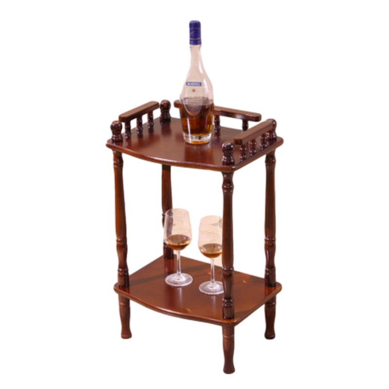 逐鹿中原小茶几置物架小边桌边边角几简约小桌子DZ226方形双层茶几