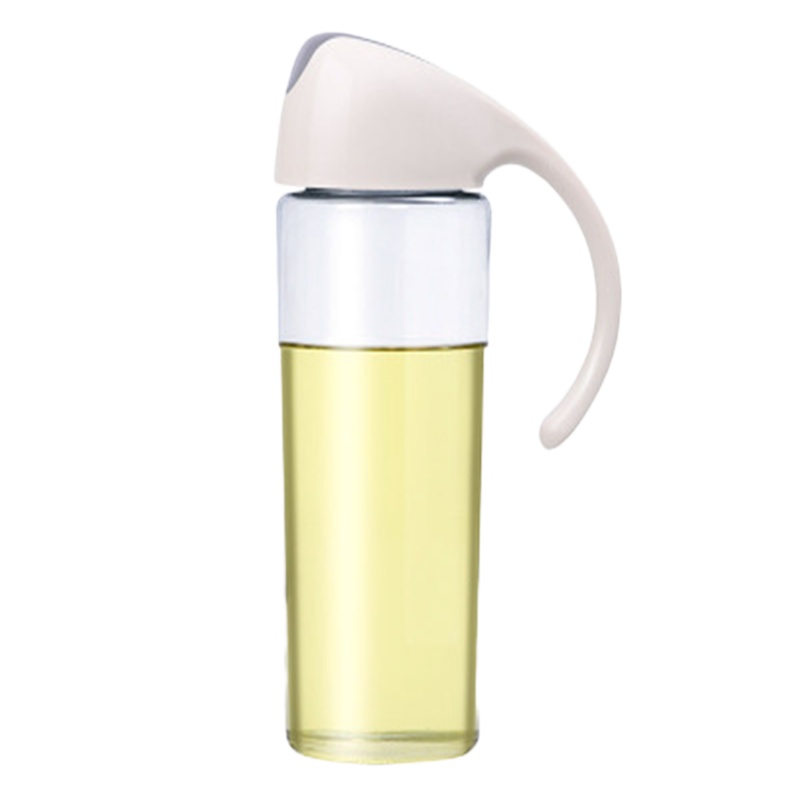 双枪(suncha)非一次性使用自动开合防漏玻璃油壶调味罐有孔盖500ml单个装YH1100