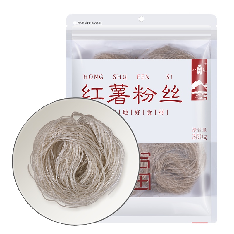 八荒 红薯粉丝350g 红苕粉 口感筋道 凉拌 火锅