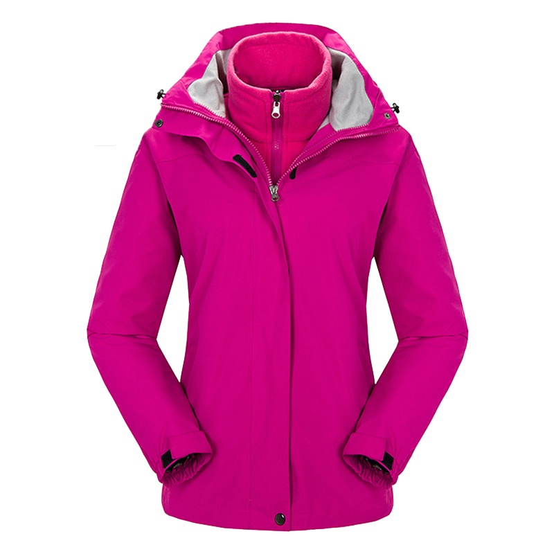 三极户外(Tripolar) TP6317 冲锋衣户外休闲运动女款两件套冲锋衣防风保暖加厚衣