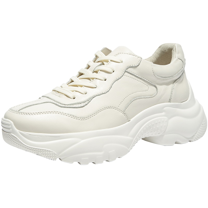 热风男士休闲鞋系带圆头老爹鞋H42M9130