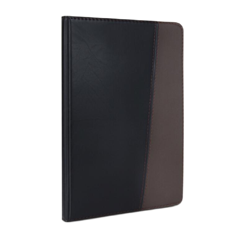 得力(deli) 7911-P 25K 拼接商务皮面本120 张办公记事本笔记本子