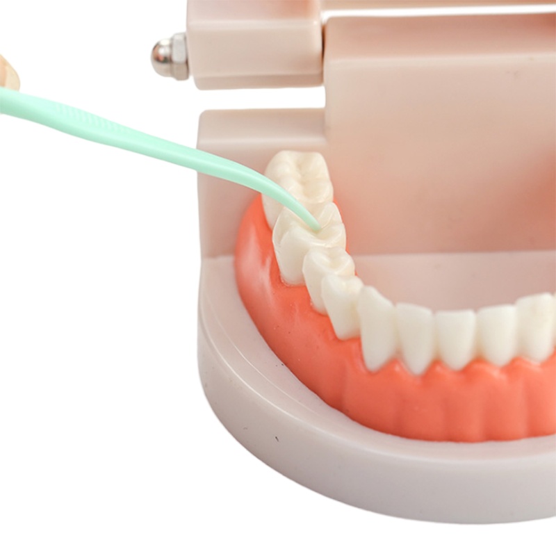 一次性牙线定制logo超细便携式单独包装酒店扁线棒一次性独立包装牙签袋 7.6*1.5CM 1000个