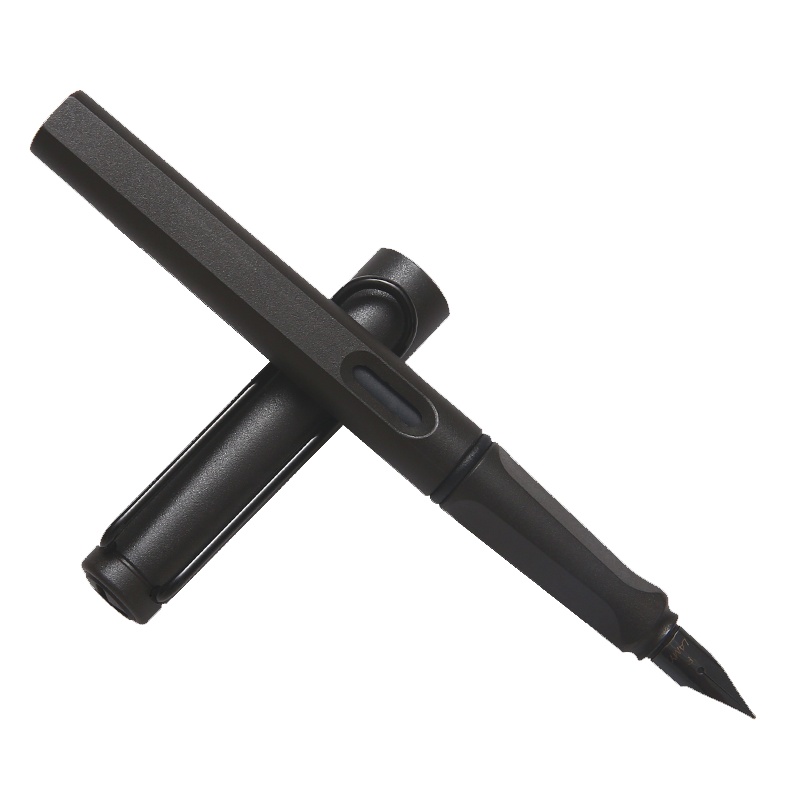 凌美(LAMY) Safari狩猎者系列钢笔墨水笔磨砂黑F尖