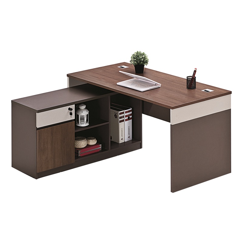 [藏书阁]办公桌办公家具职员办公桌1.4屏风办工桌单人位简约现代