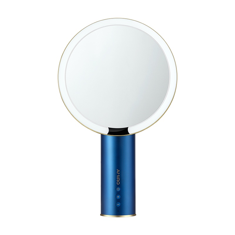 AMIRO化妆镜led带灯O系列奢金智能台式桌面日光网红梳妆美妆镜子