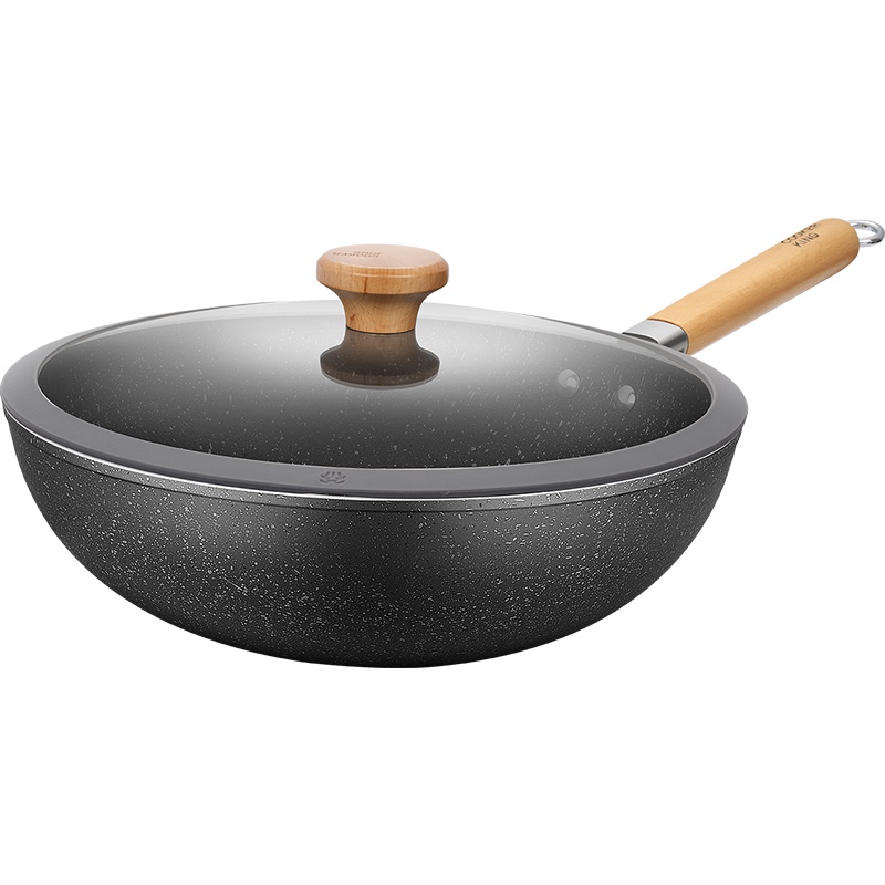 炊大皇(COOKER KING) DZAI32HF 韩釜炒锅不粘锅平底锅炒锅 32CM口径