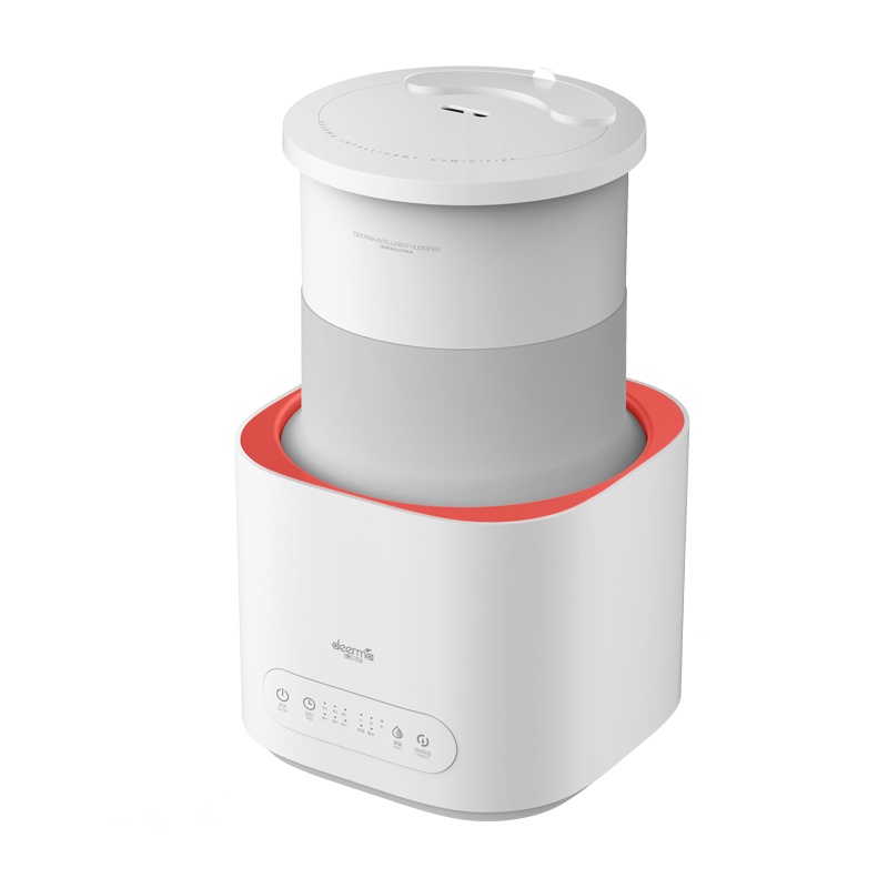 德尔玛(Deerma)折叠加湿器 DEM-F235 便捷上加水 智能恒湿 办公室卧房家用触屏加湿器