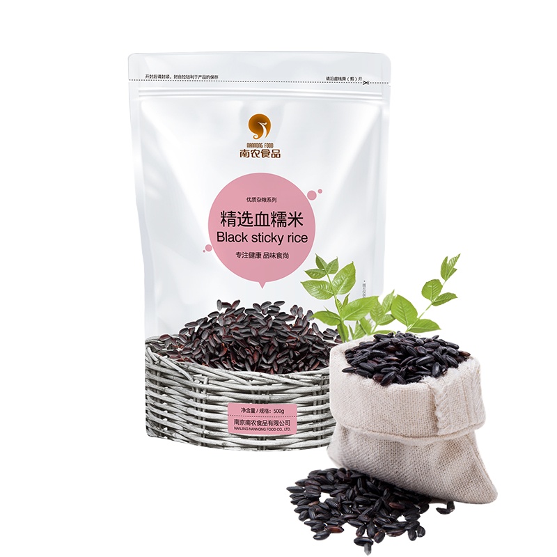 南农食品 精选血糯米500g 五谷杂粮 小袋装
