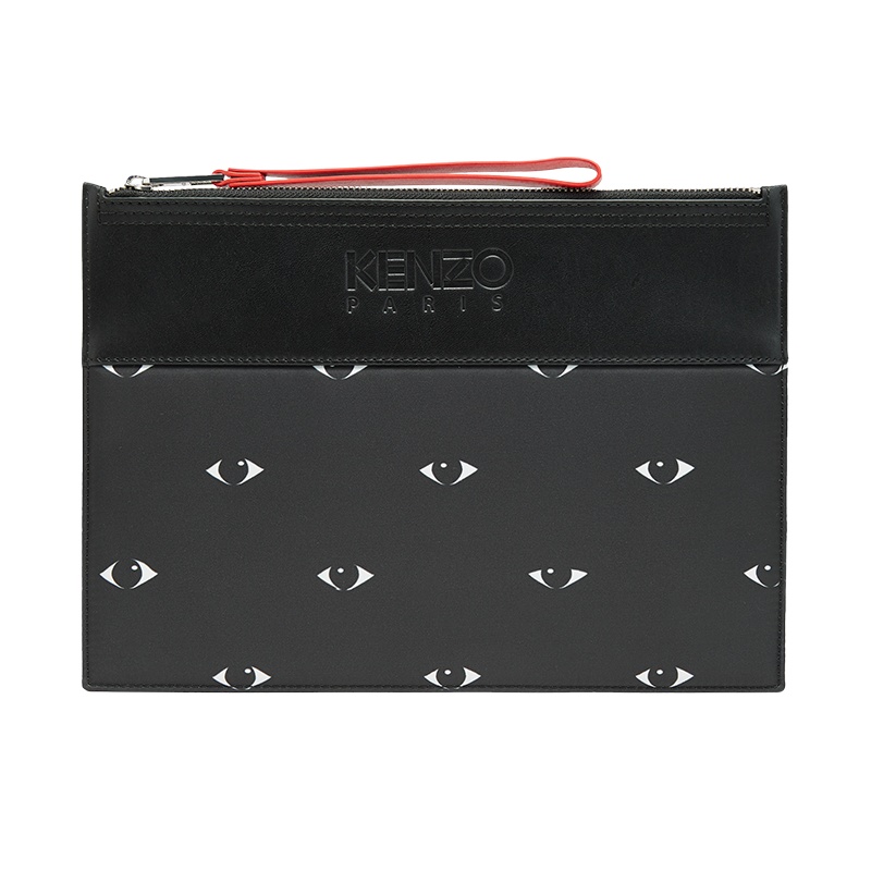 KENZO 高田贤三 男士大眼睛图案手拿包高端男士手拿包