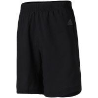 adidas阿迪达斯男子运动短裤跑步休闲运动服CG2189 L CG2189黑+黑