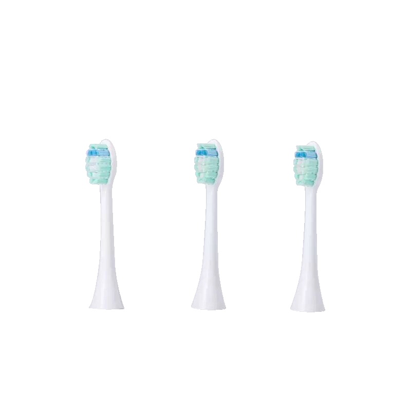 ApiYoo 荷兰艾优成人电动牙刷刷头 牙菌斑预防 P7/G7/Y8/SUP通用原装刷头 白色(3支装) 成人