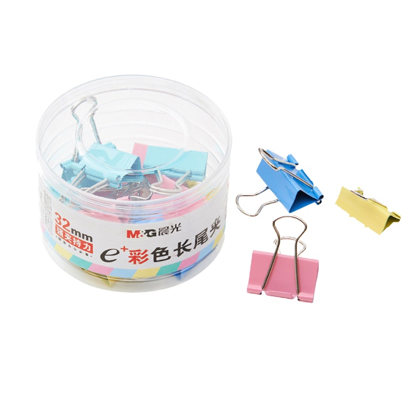 晨光ABS92740长尾夹 3# 32mm 24个/筒