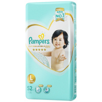 帮宝适(Pampers) 一级帮纸尿裤大包装大码L52片 9kg-14kg