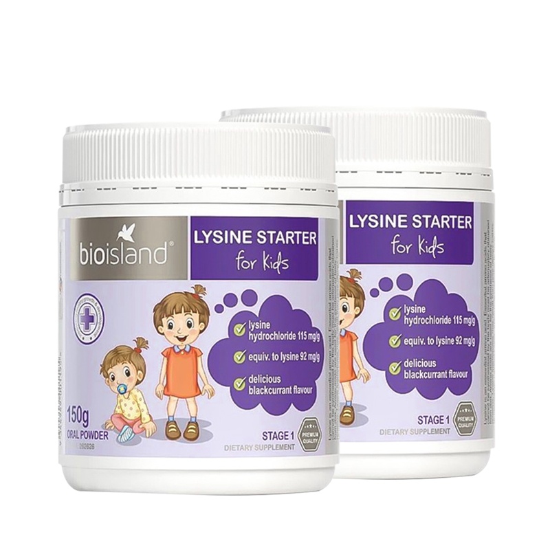 2件装|Bio Island佰澳朗德婴幼儿童辅食黄金助长素1段150g罐装(28天-5岁)营养素澳洲进口