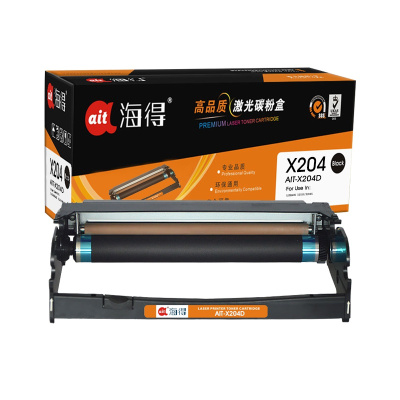 海得 AIT-X204D硒鼓专业版黑色单支装适用利盟X203H22G X203N(X204D鼓架)打印页数 25000