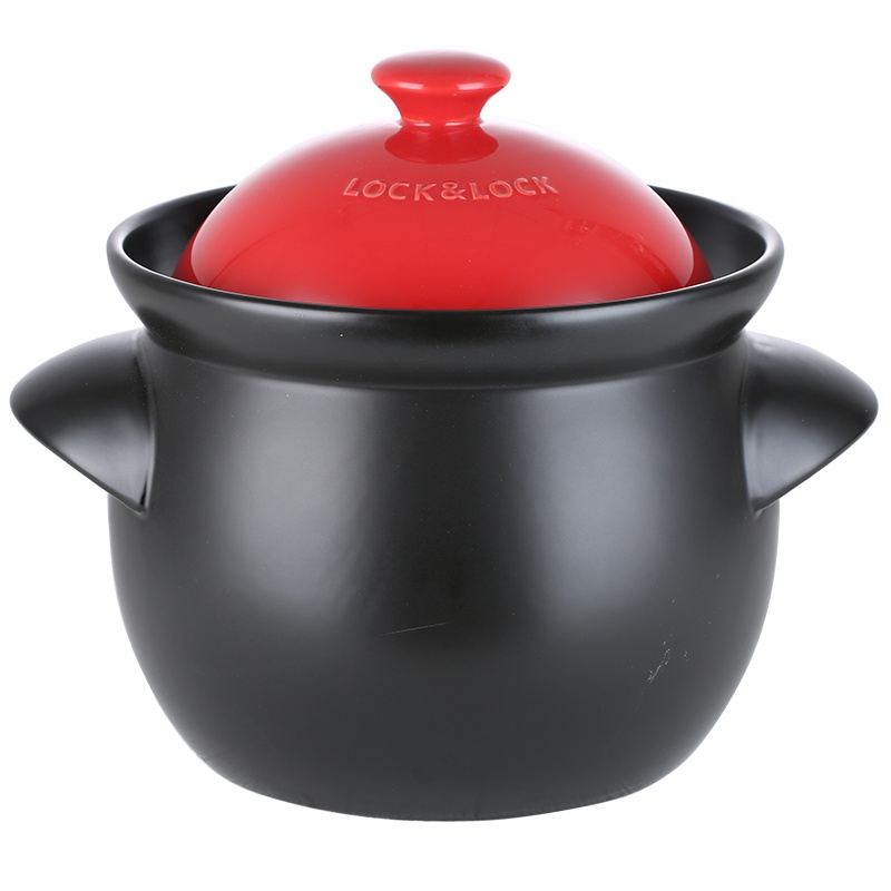 乐扣乐扣砂锅陶瓷锅大容量加厚家用煲仔饭煲汤锅煤气灶专用