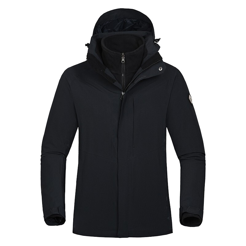 诺诗兰秋冬新款潮牌男式户外防水透湿保暖防风冲锋衣GS075515