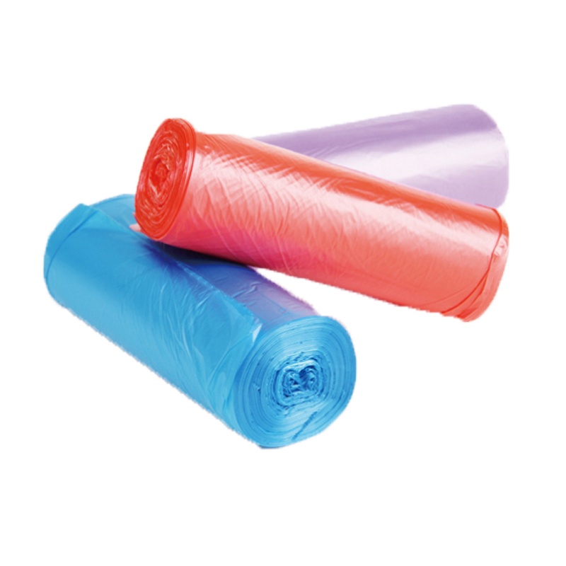 得力（deli）9585彩色加厚型垃圾袋 45*55CM垃圾袋 点断式