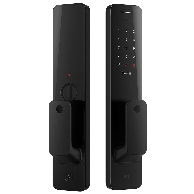 小米全自动智能门锁 米家家用电子锁推拉式 防盗门锁NFC解指纹锁 密码锁 C级锁芯