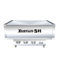 雪村(Xuecun)SD/SC-1300 岛柜 商用冷柜 冰柜 冷藏冷冻柜 商用展示柜 肉食海鲜柜 推拉门