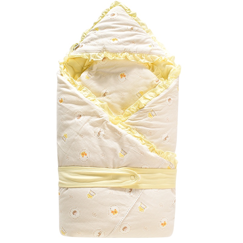 童泰2019年秋冬新款婴儿纯棉用品包被男女宝宝婴童抱被外出抱毯